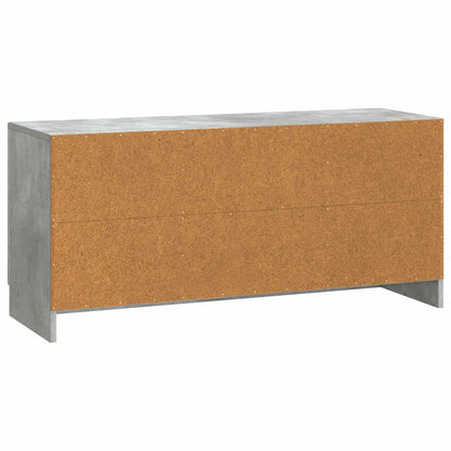 vidaXL TV Cabinet Concrete Grey 102 x 34.5 x 47 cm Engineered Wood