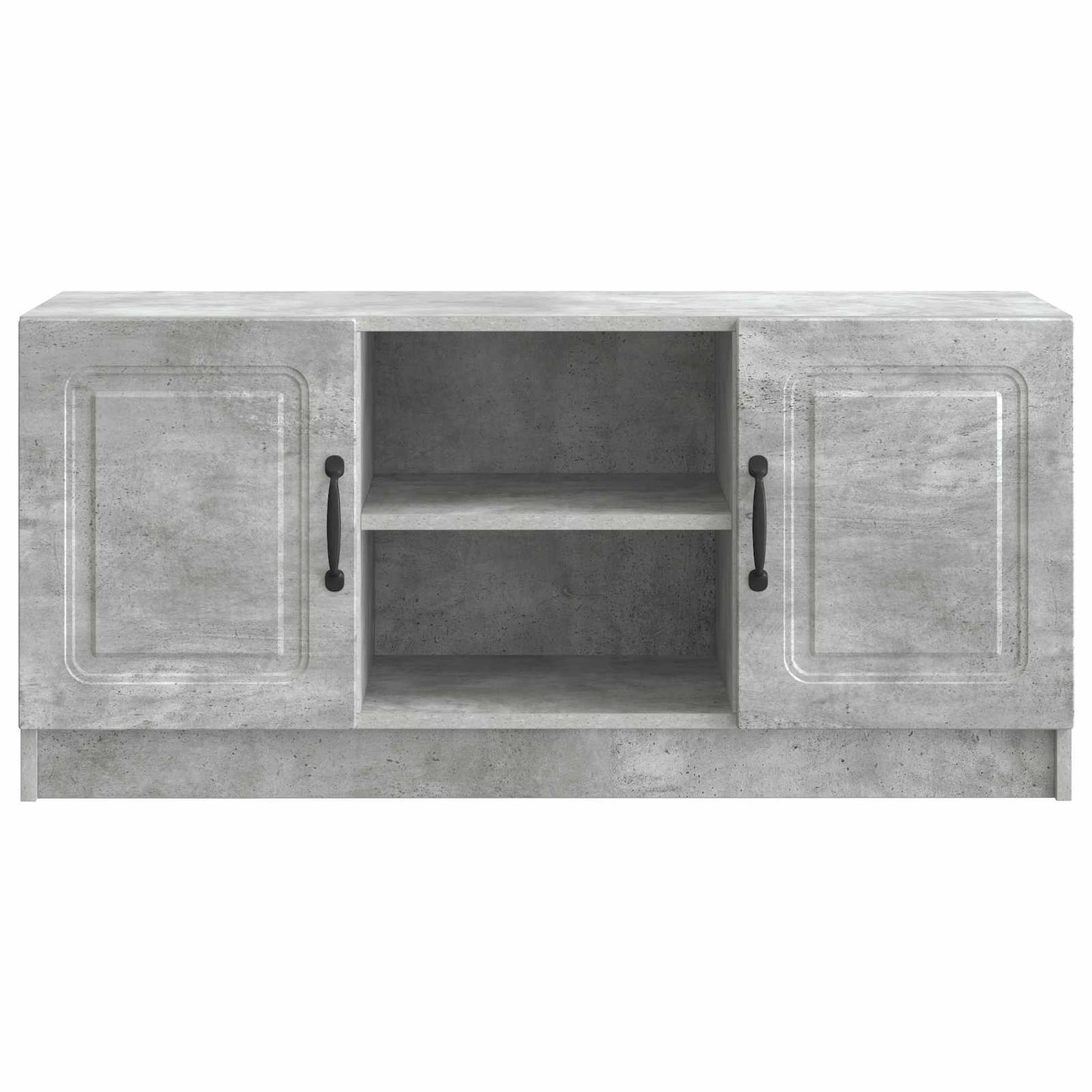 vidaXL TV Cabinet Concrete Grey 102 x 34.5 x 47 cm Engineered Wood