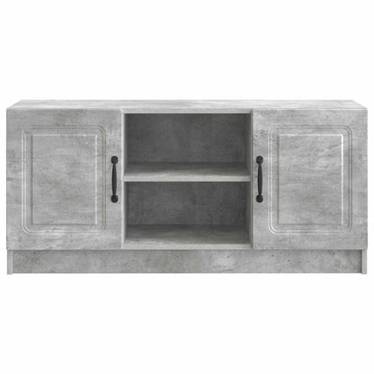vidaXL TV Cabinet Concrete Grey 102 x 34.5 x 47 cm Engineered Wood