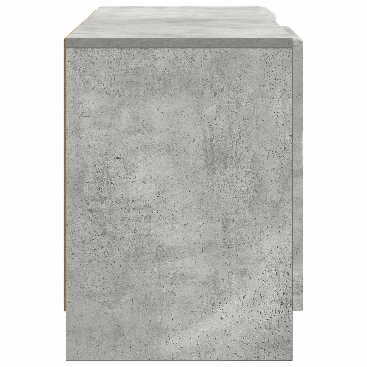 vidaXL TV Cabinet Concrete Grey 102 x 34.5 x 47 cm Engineered Wood