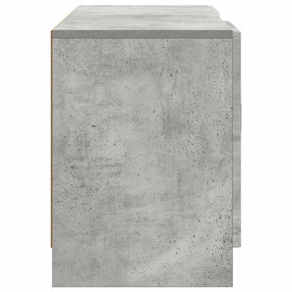 vidaXL TV Cabinet Concrete Grey 102 x 34.5 x 47 cm Engineered Wood