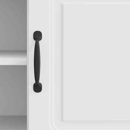 vidaXL TV Cabinet High Gloss White 102 x 34.5 x 47 cm Engineered Wood