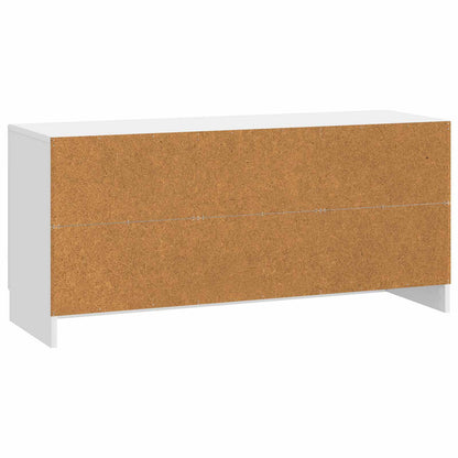 vidaXL TV Cabinet High Gloss White 102 x 34.5 x 47 cm Engineered Wood