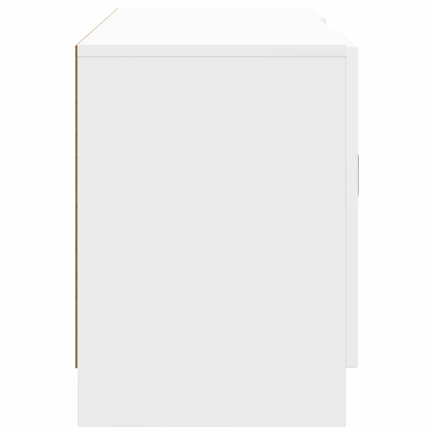vidaXL TV Cabinet High Gloss White 102 x 34.5 x 47 cm Engineered Wood