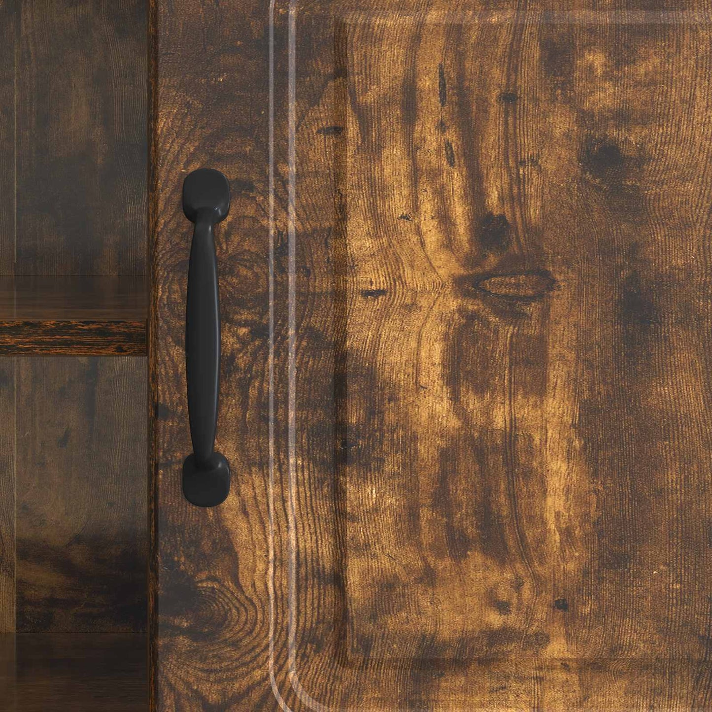 vidaXL TV Cabinet Smoked Oak 102 x 34.5 x 47 cm Engineered Wood