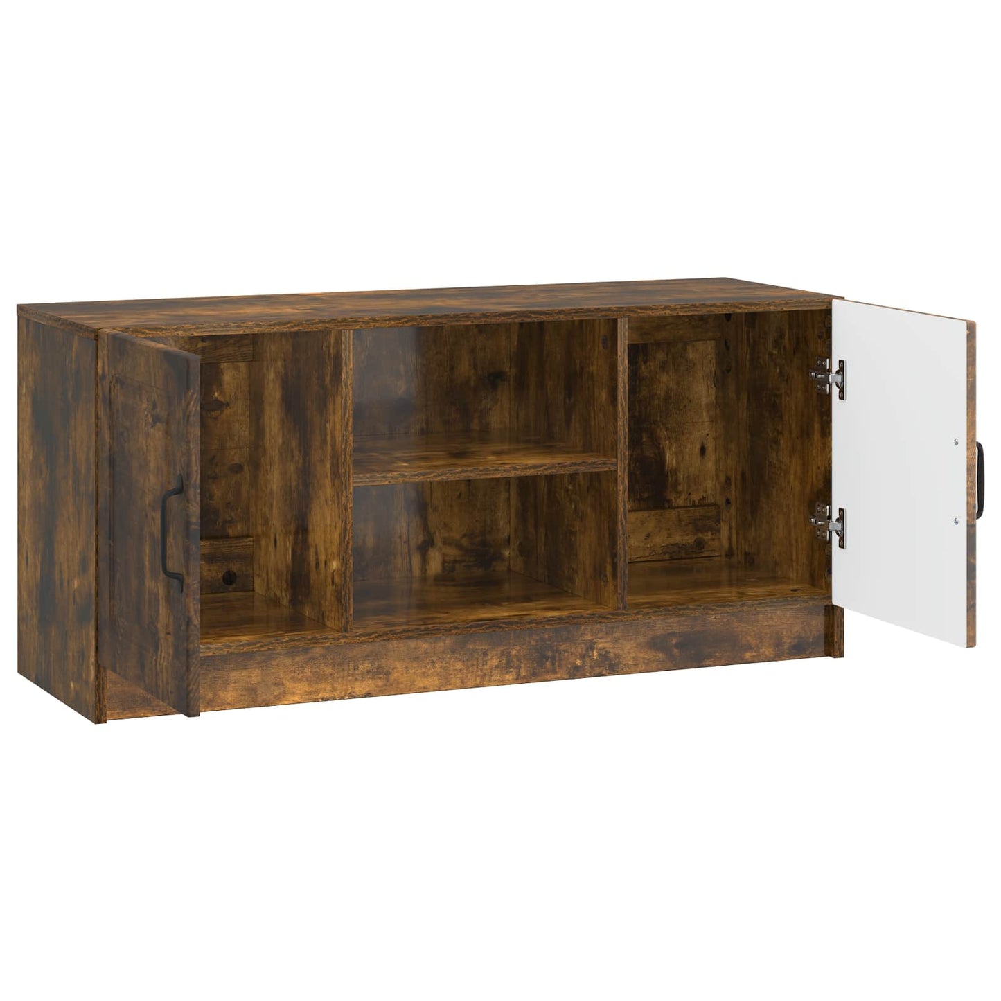 vidaXL TV Cabinet Smoked Oak 102 x 34.5 x 47 cm Engineered Wood