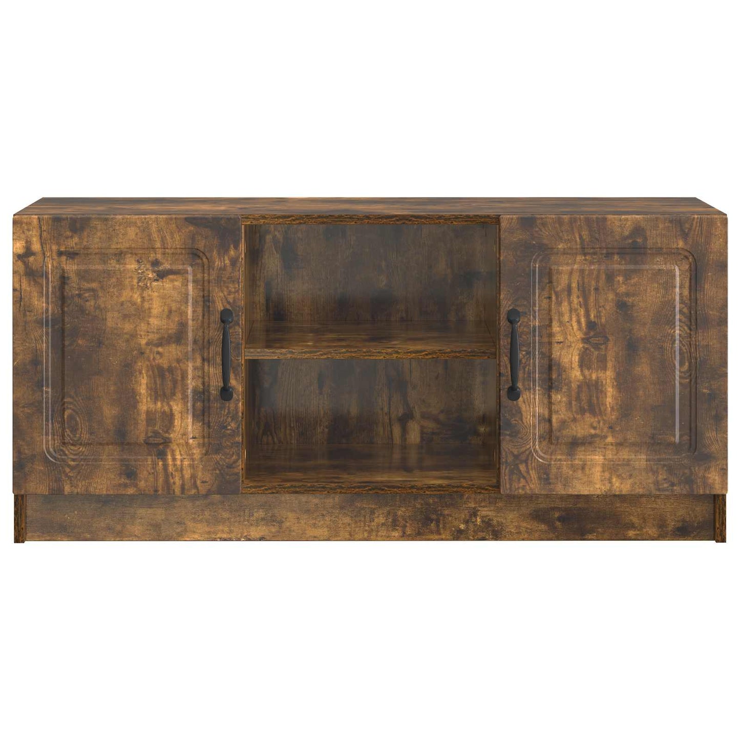vidaXL TV Cabinet Smoked Oak 102 x 34.5 x 47 cm Engineered Wood