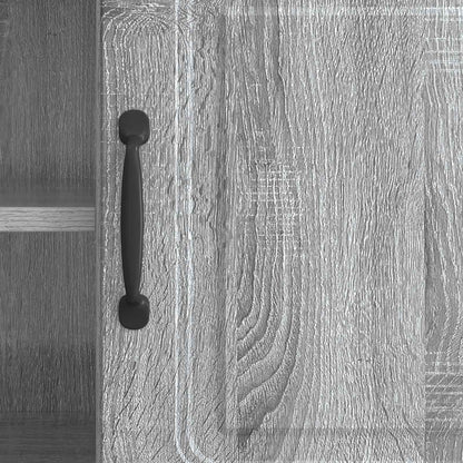 vidaXL TV Cabinet Grey Sonoma 102 x 34.5 x 47 cm Engineered Wood