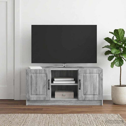 vidaXL TV Cabinet Grey Sonoma 102 x 34.5 x 47 cm Engineered Wood