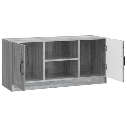 vidaXL TV Cabinet Grey Sonoma 102 x 34.5 x 47 cm Engineered Wood