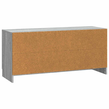 vidaXL TV Cabinet Grey Sonoma 102 x 34.5 x 47 cm Engineered Wood