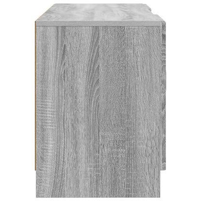vidaXL TV Cabinet Grey Sonoma 102 x 34.5 x 47 cm Engineered Wood