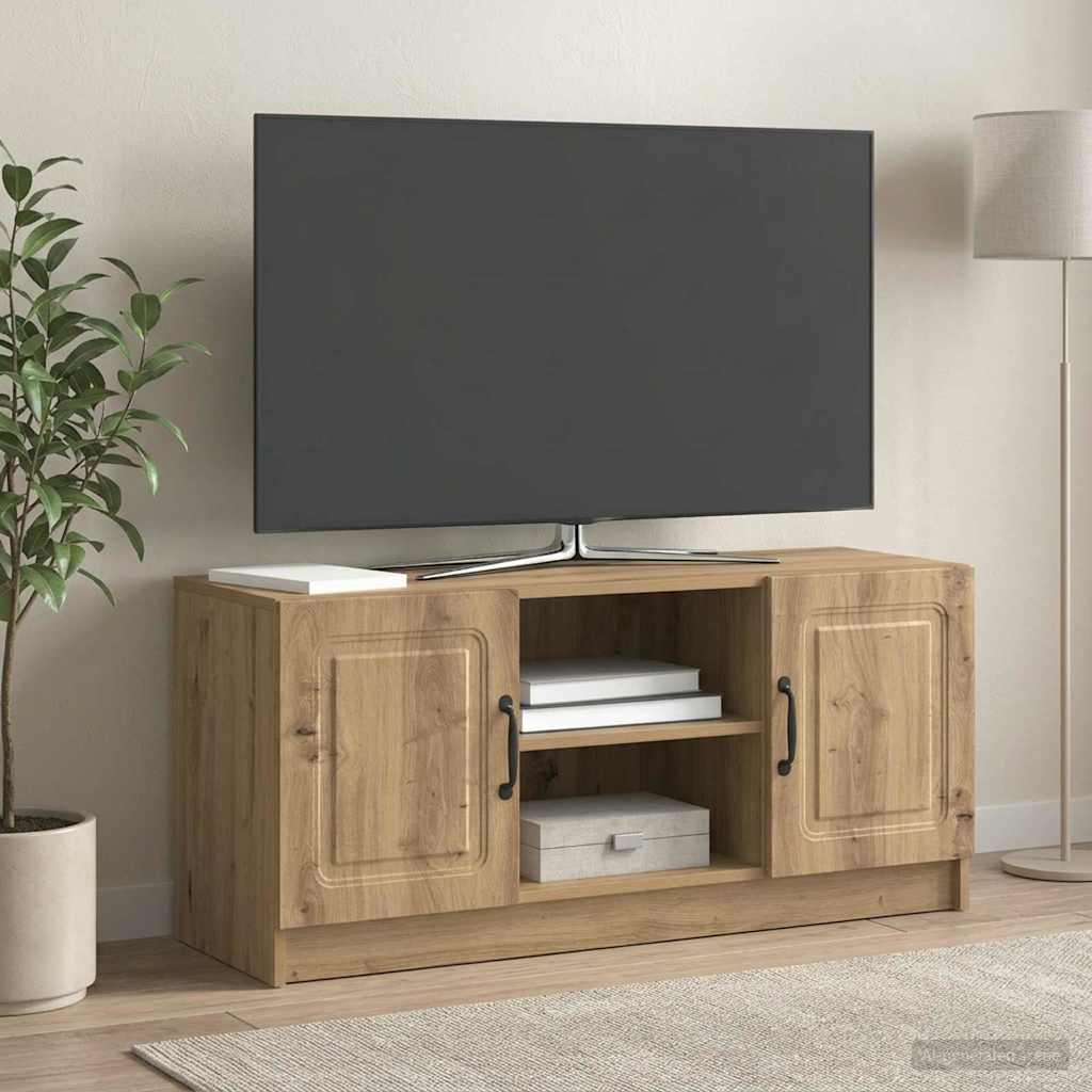 vidaXL TV Cabinet 102 x 34.5 x 47 cm Artisan Oak Engineered Wood