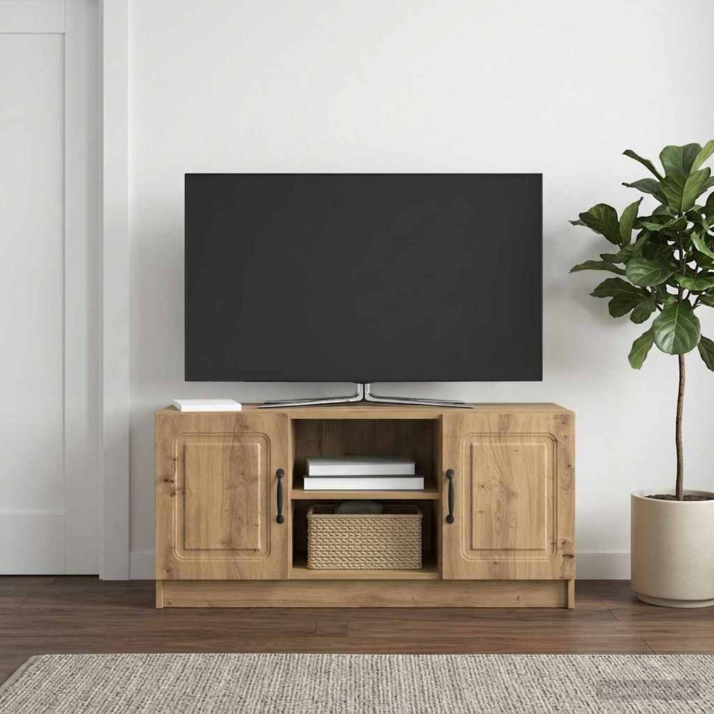 vidaXL TV Cabinet 102 x 34.5 x 47 cm Artisan Oak Engineered Wood