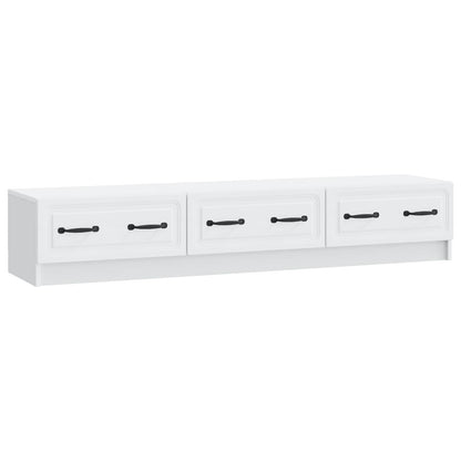 vidaXL TV Cabinet with Drawer White 147 x 34.5 x 27 cm Engineered Wood