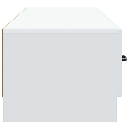 vidaXL TV Cabinet with Drawer White 147 x 34.5 x 27 cm Engineered Wood