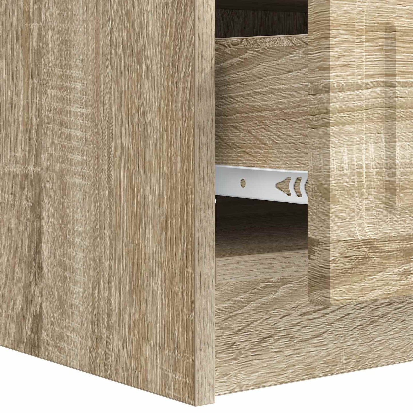 vidaXL TV Cabinet Sonoma Oak 147 x 34.5 x 27 cm Engineered Wood