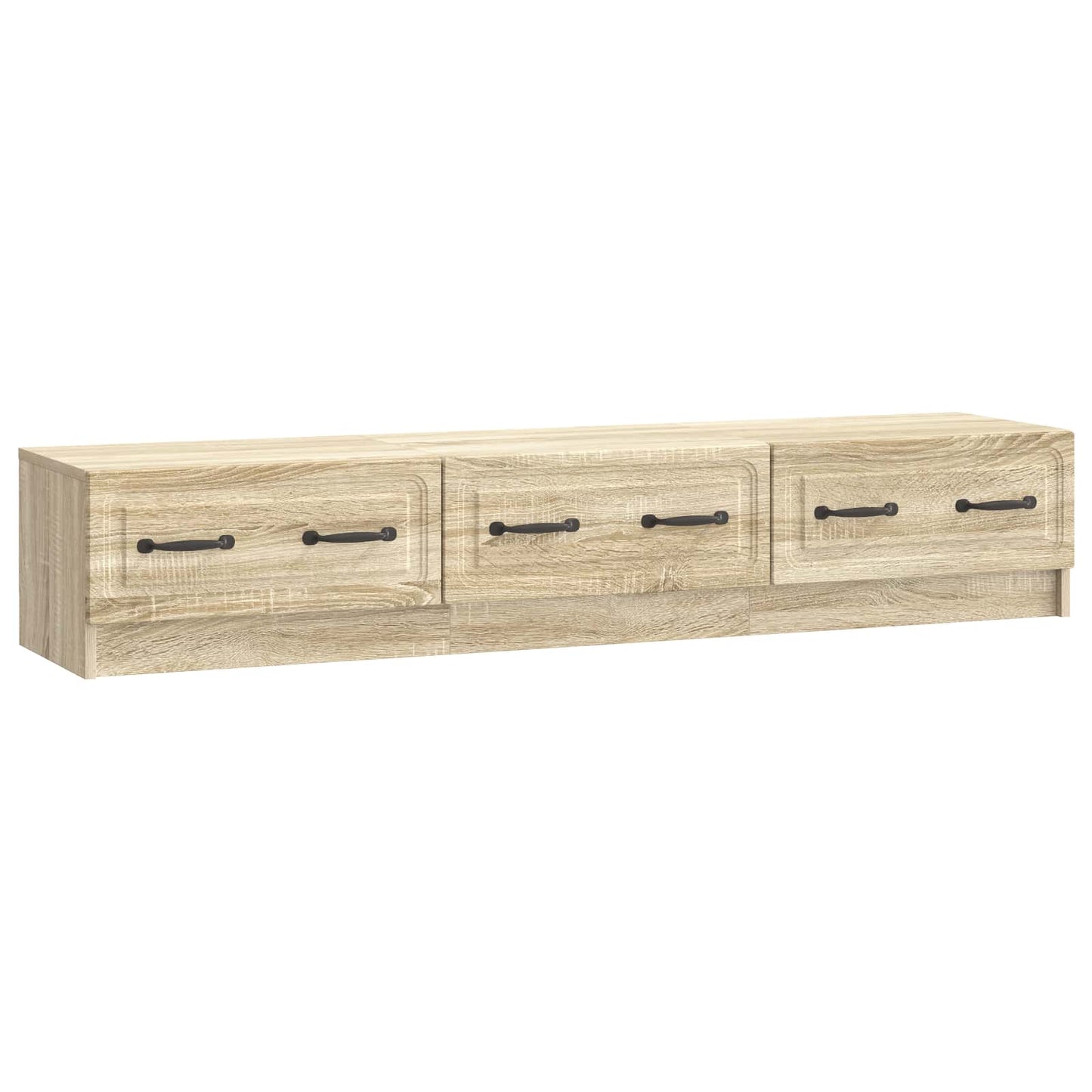 vidaXL TV Cabinet Sonoma Oak 147 x 34.5 x 27 cm Engineered Wood