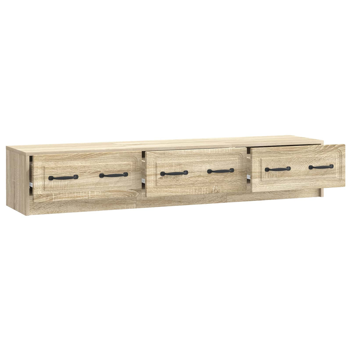 vidaXL TV Cabinet 147 x 34.5 x 27 cm Sonoma Oak Engineered Wood