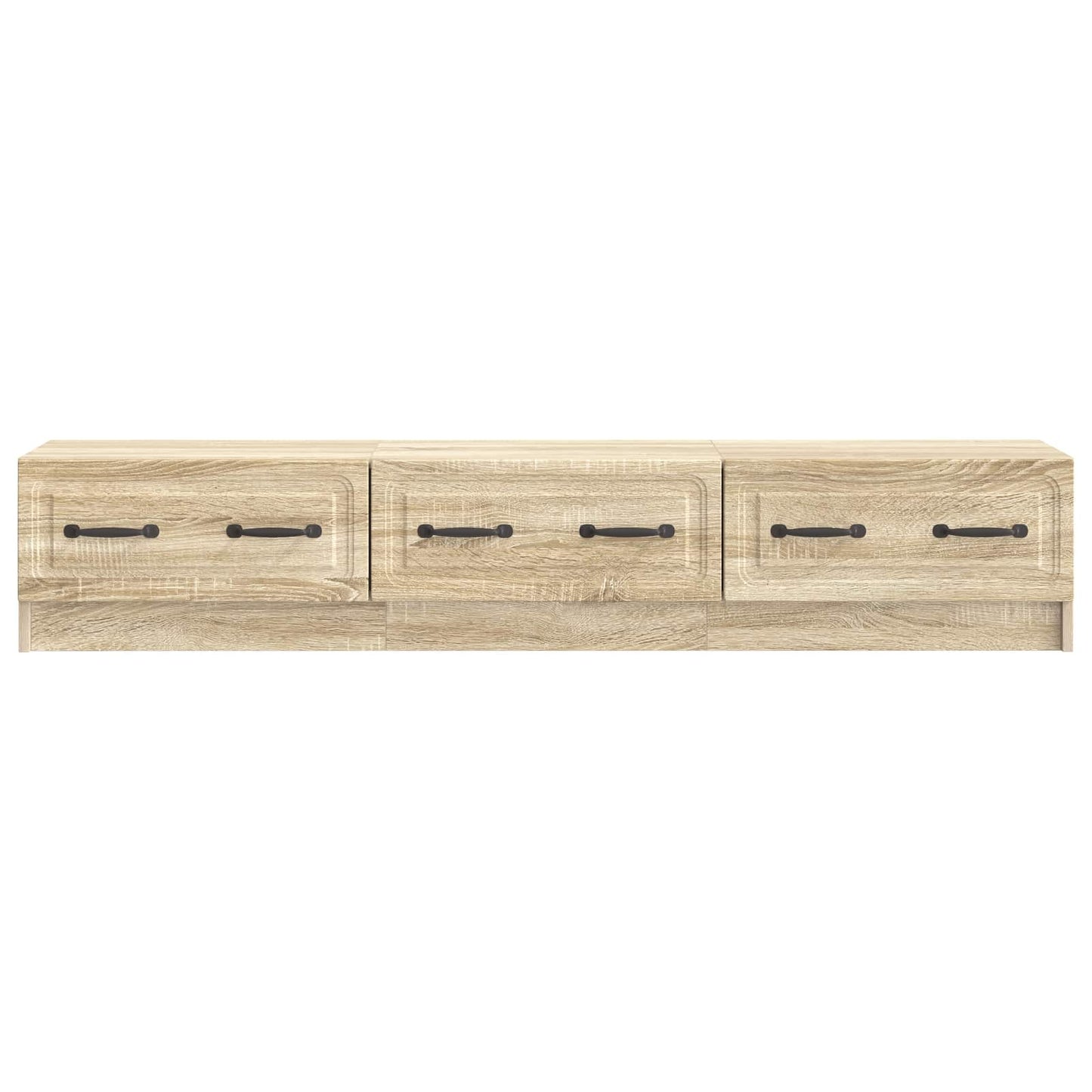 vidaXL TV Cabinet Sonoma Oak 147 x 34.5 x 27 cm Engineered Wood