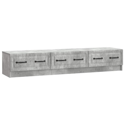 vidaXL TV Cabinet Concrete Grey 147 x 34.5 x 27 cm Engineered Wood