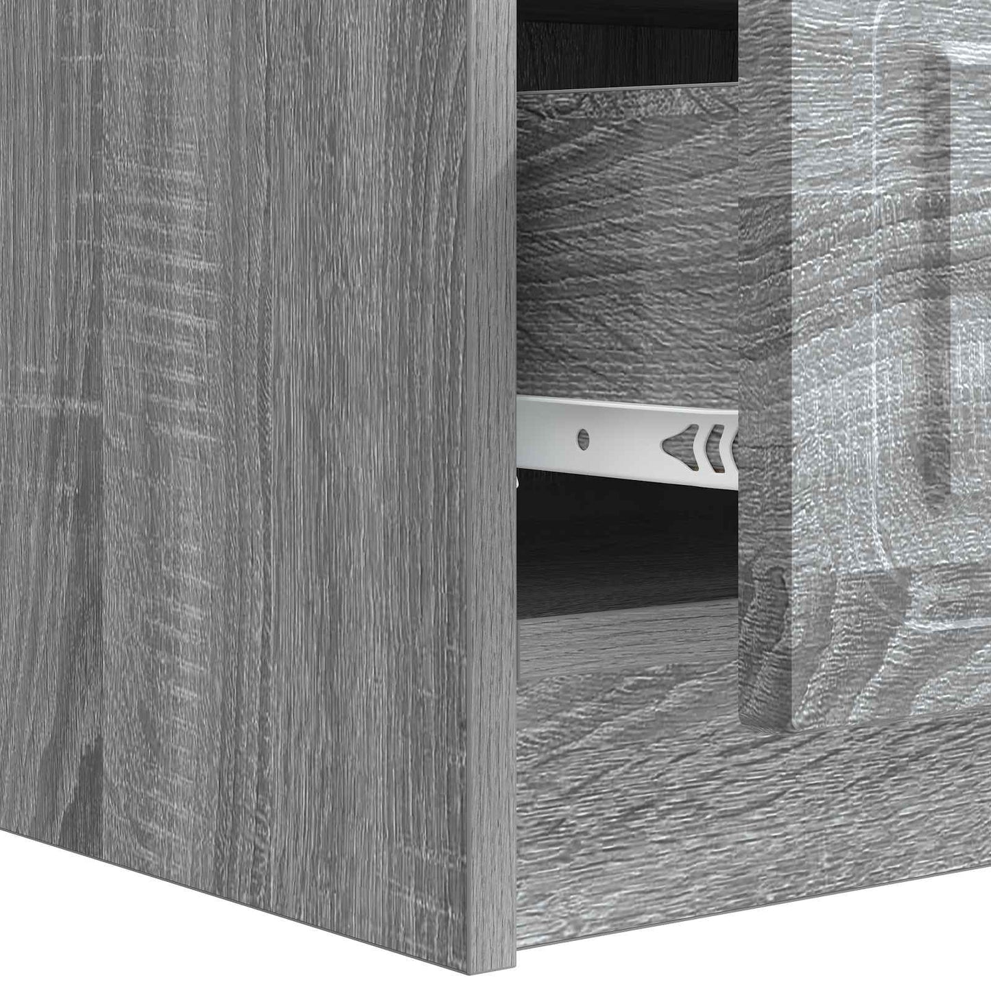 vidaXL TV Cabinet Grey Sonoma 147 x 34.5 x 27 cm Engineered Wood