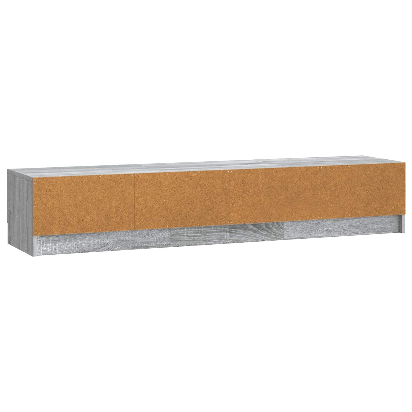 vidaXL TV Cabinet Grey Sonoma 147 x 34.5 x 27 cm Engineered Wood