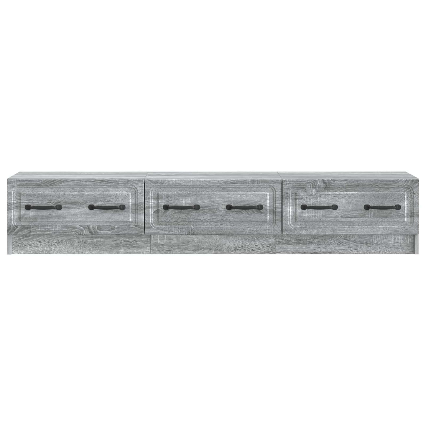 vidaXL TV Cabinet Grey Sonoma 147 x 34.5 x 27 cm Engineered Wood