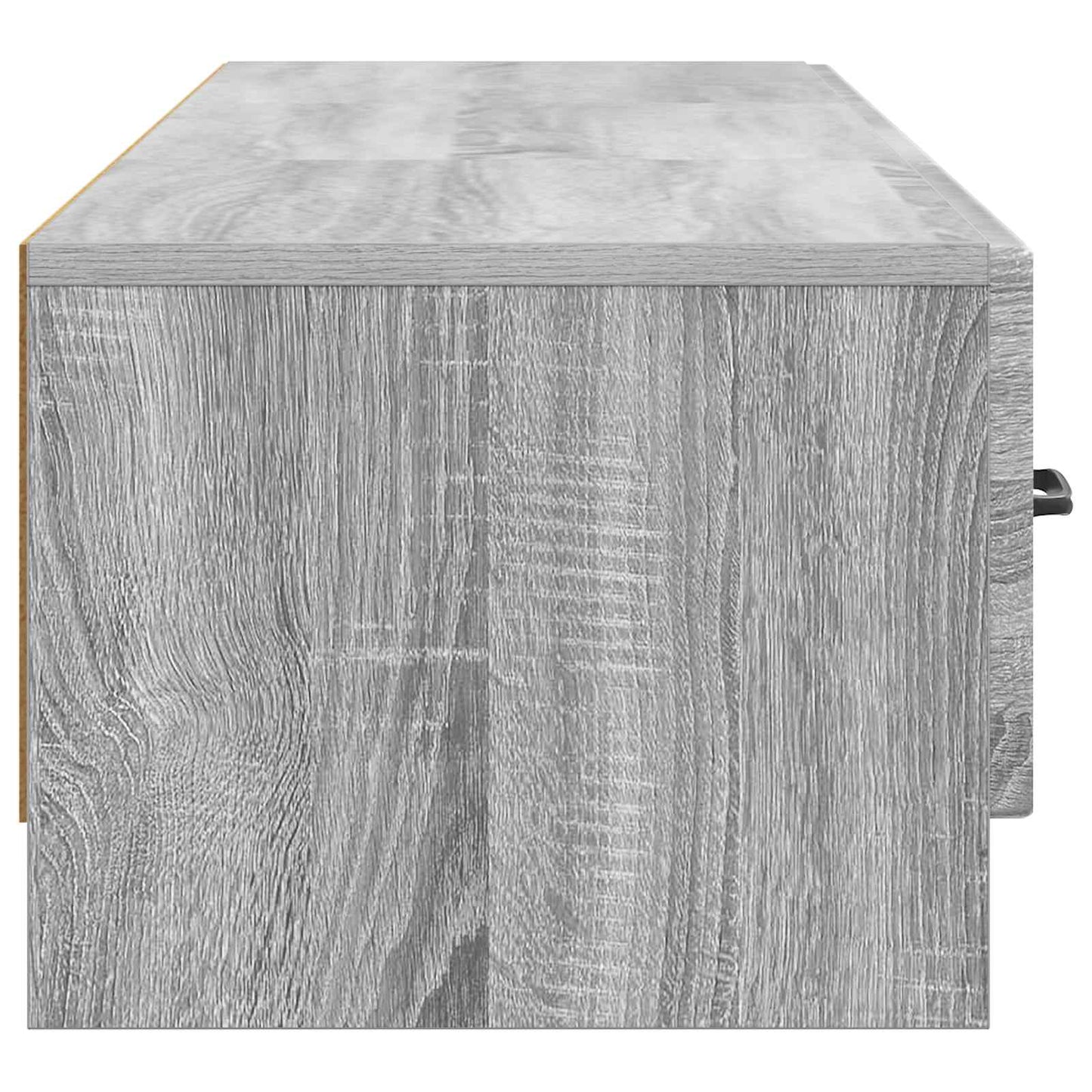 vidaXL TV Cabinet Grey Sonoma 147 x 34.5 x 27 cm Engineered Wood