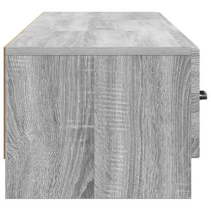 vidaXL TV Cabinet Grey Sonoma 147 x 34.5 x 27 cm Engineered Wood