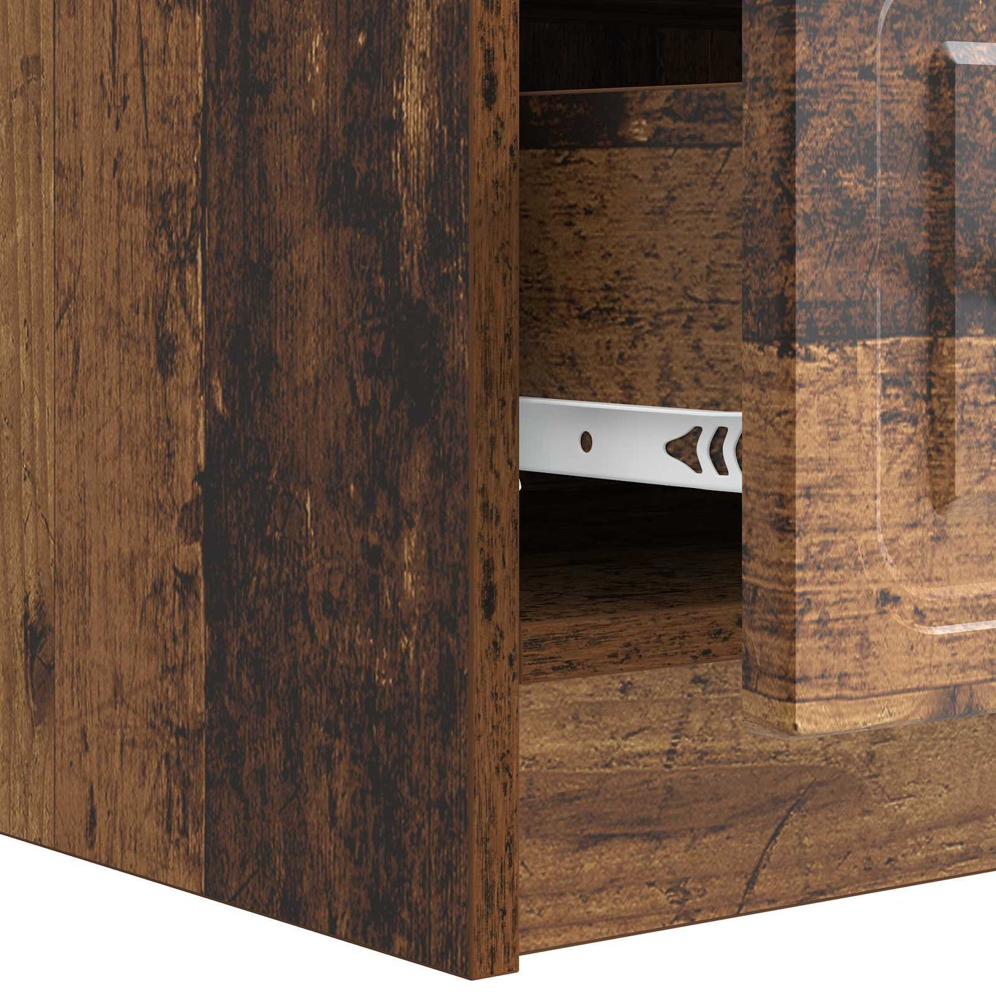 vidaXL TV Cabinet Old Wood 147 x 34.5 x 27 cm Engineered Wood