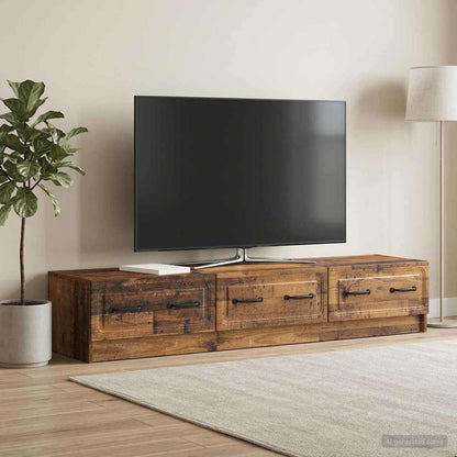 vidaXL TV Cabinet Old Wood 147 x 34.5 x 27 cm Engineered Wood