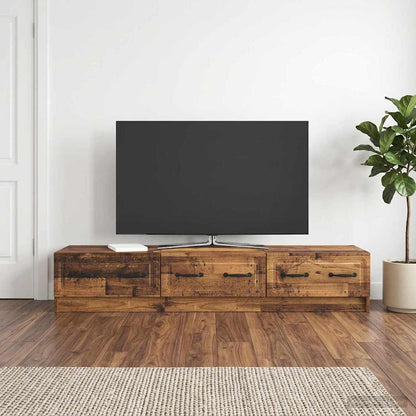 vidaXL TV Cabinet Old Wood 147 x 34.5 x 27 cm Engineered Wood