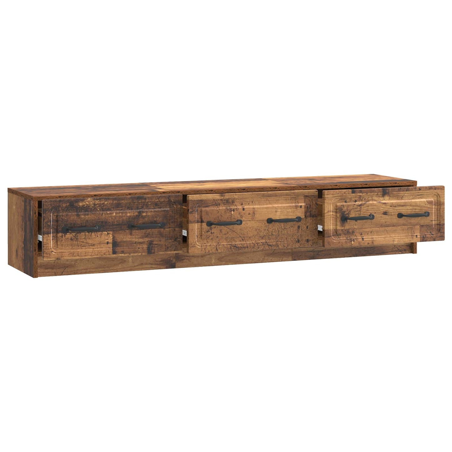 vidaXL TV Cabinet Old Wood 147 x 34.5 x 27 cm Engineered Wood