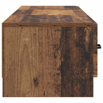 vidaXL TV Cabinet Old Wood 147 x 34.5 x 27 cm Engineered Wood
