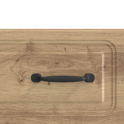 vidaXL TV Cabinet 147 x 34.5 x 27 cm Artisan Oak Engineered Wood