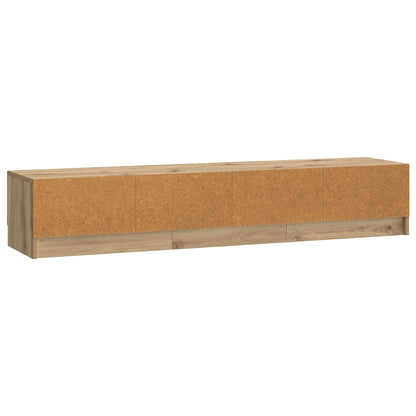 vidaXL TV Cabinet 147 x 34.5 x 27 cm Artisan Oak Engineered Wood
