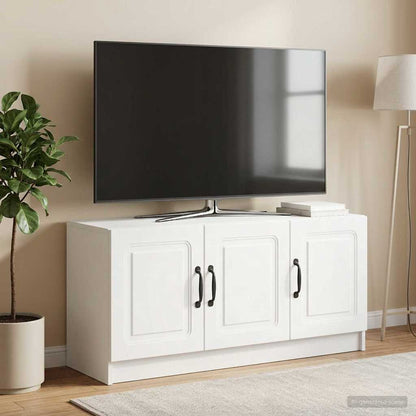 vidaXL TV Cabinet White 99 x 34.5 x 47 cm Engineered Wood