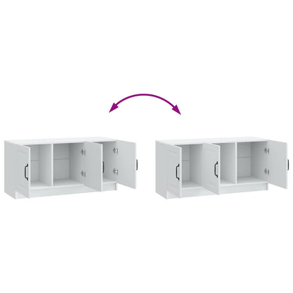 vidaXL TV Cabinet White 99 x 34.5 x 47 cm Engineered Wood