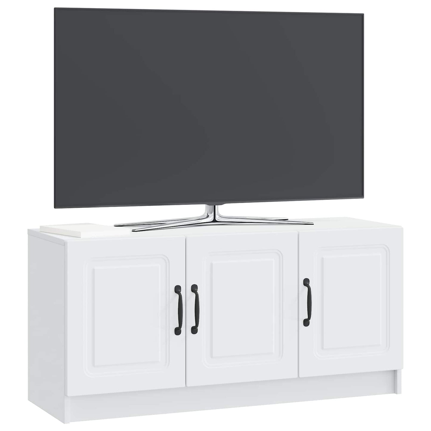 vidaXL TV Cabinet White 99 x 34.5 x 47 cm Engineered Wood