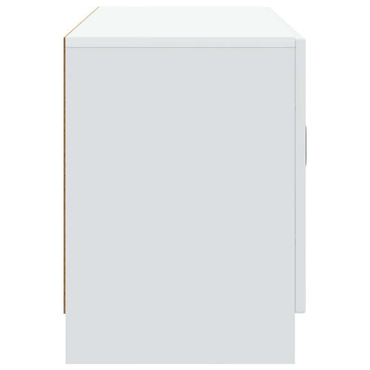 vidaXL TV Cabinet White 99 x 34.5 x 47 cm Engineered Wood