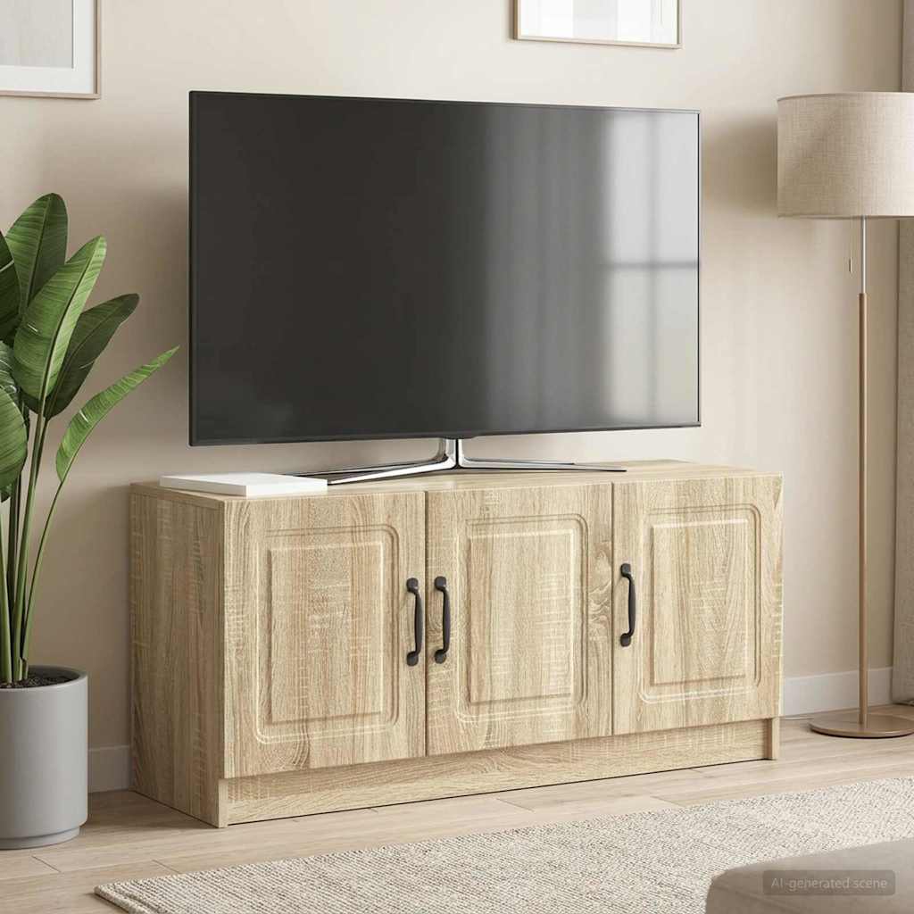 vidaXL TV Cabinet Sonoma Oak 99 x 34.5 x 47 cm Engineered Wood