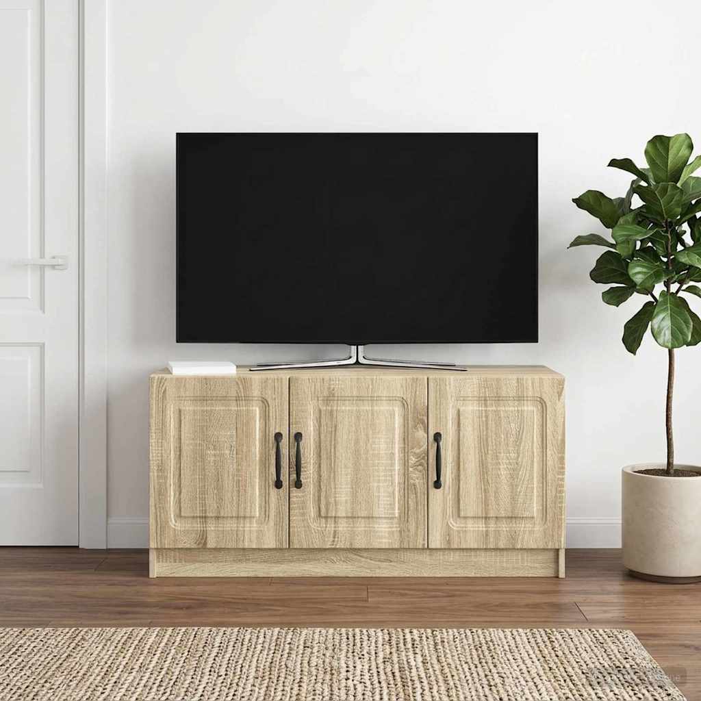 vidaXL TV Cabinet Sonoma Oak 99 x 34.5 x 47 cm Engineered Wood