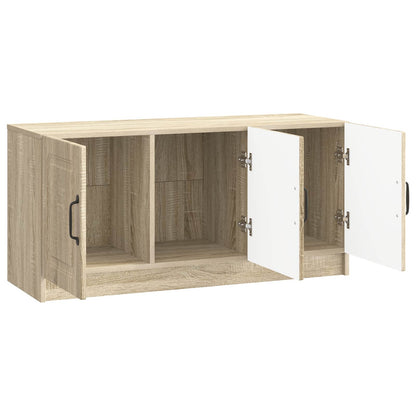 vidaXL TV Cabinet Sonoma Oak 99 x 34.5 x 47 cm Engineered Wood