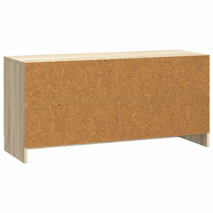 vidaXL TV Cabinet Sonoma Oak 99 x 34.5 x 47 cm Engineered Wood