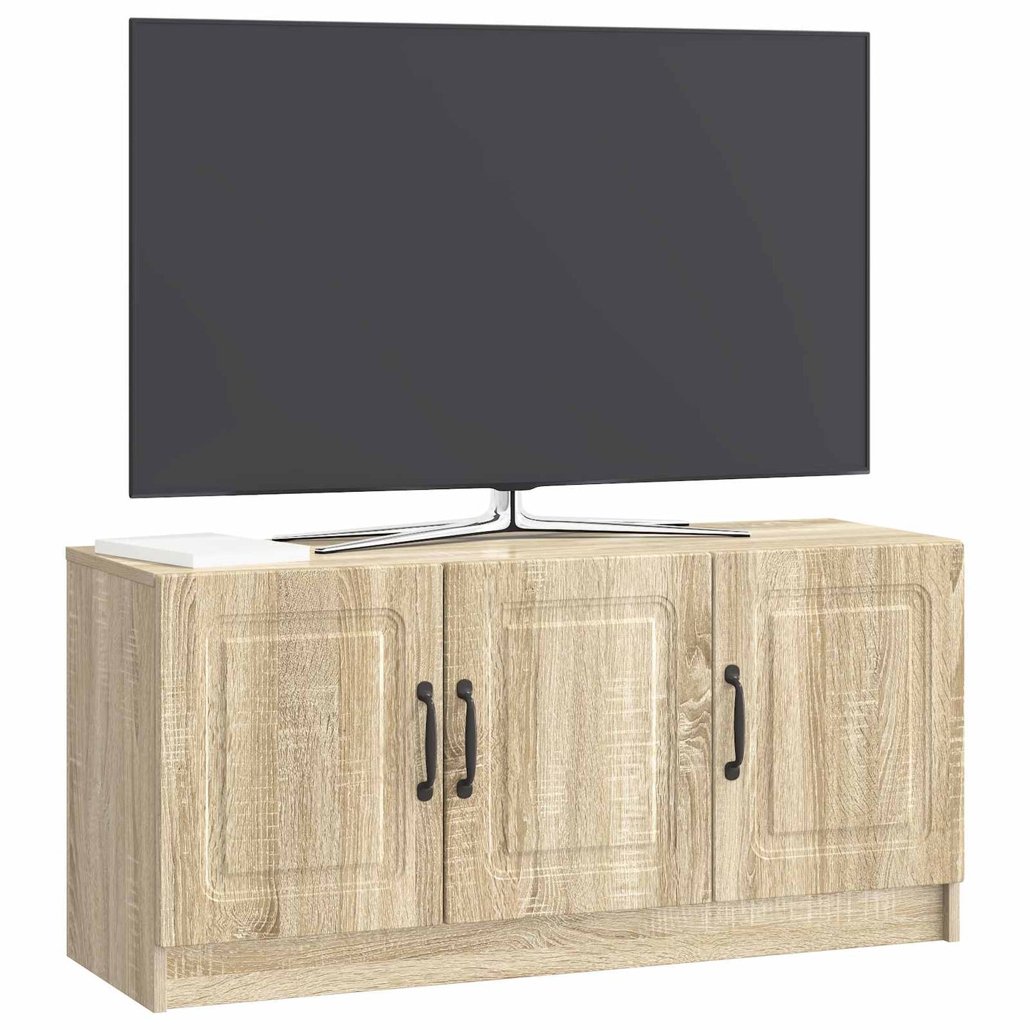 vidaXL TV Cabinet Sonoma Oak 99 x 34.5 x 47 cm Engineered Wood