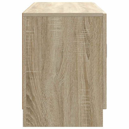 vidaXL TV Cabinet Sonoma Oak 99 x 34.5 x 47 cm Engineered Wood