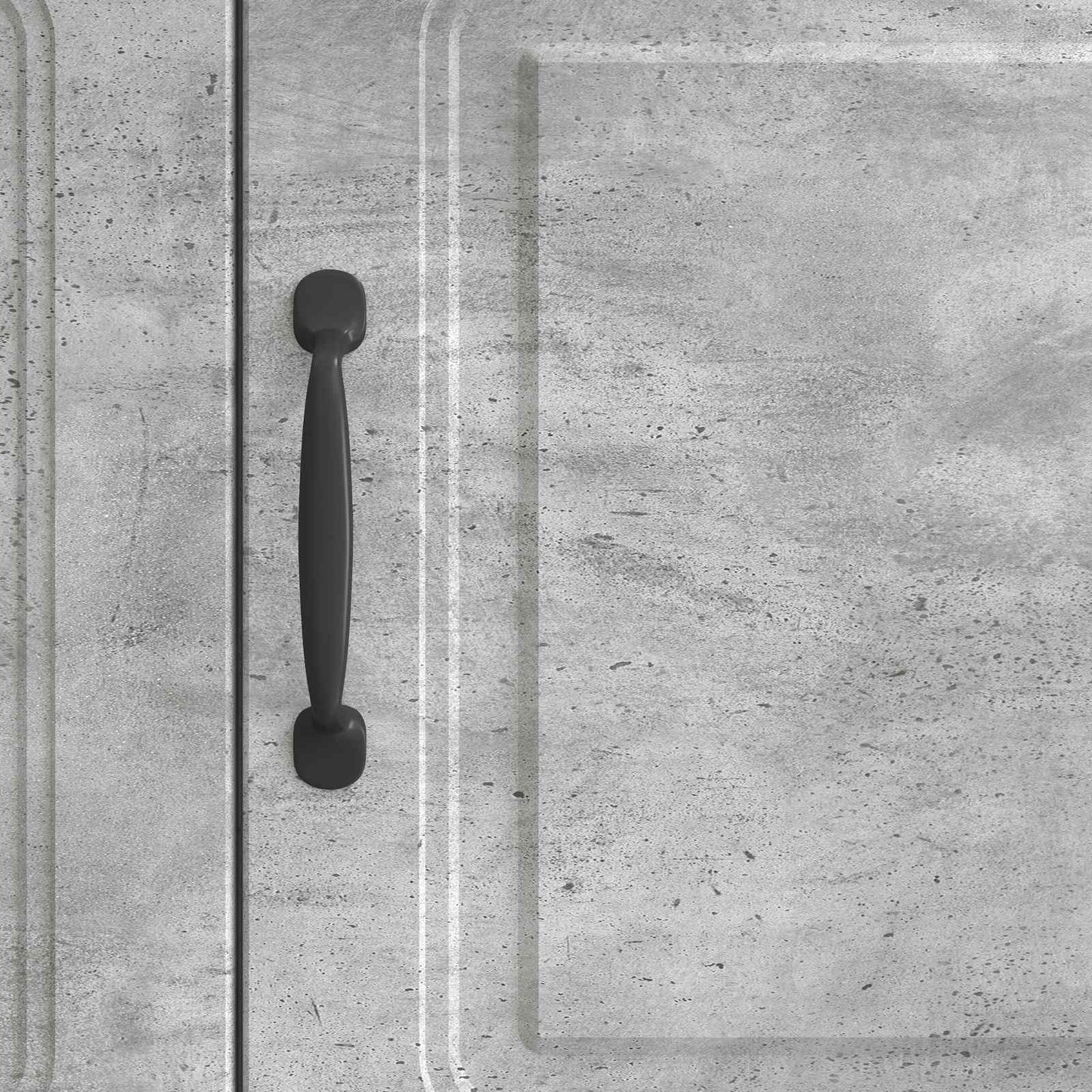 vidaXL TV Cabinet Concrete Grey 99 x 34.5 x 47 cm Engineered Wood