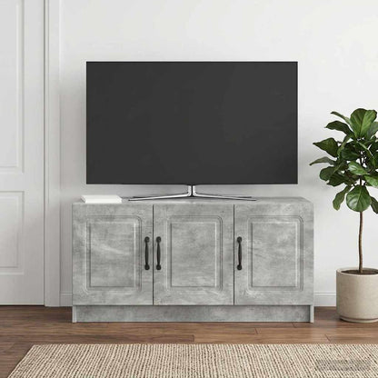 vidaXL TV Cabinet Concrete Grey 99 x 34.5 x 47 cm Engineered Wood