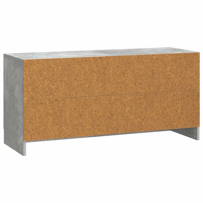 vidaXL TV Cabinet Concrete Grey 99 x 34.5 x 47 cm Engineered Wood